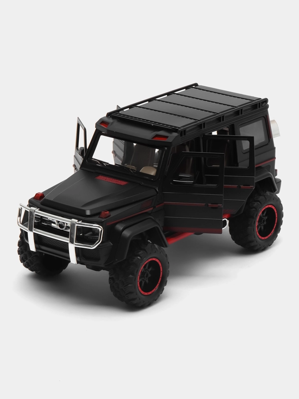 Металлическая машинка Mercedes-Benz Гелендваген с имитацией дыма, выхлопа