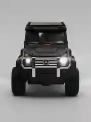 Синий металлическая машинка Mercedes-Benz Гелендваген с имитацией дыма, выхлопа