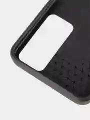 Черный чехол для Tecno Pova 4 противоударный КАРТОФАН, пластиковый, с магнитом и кольцом