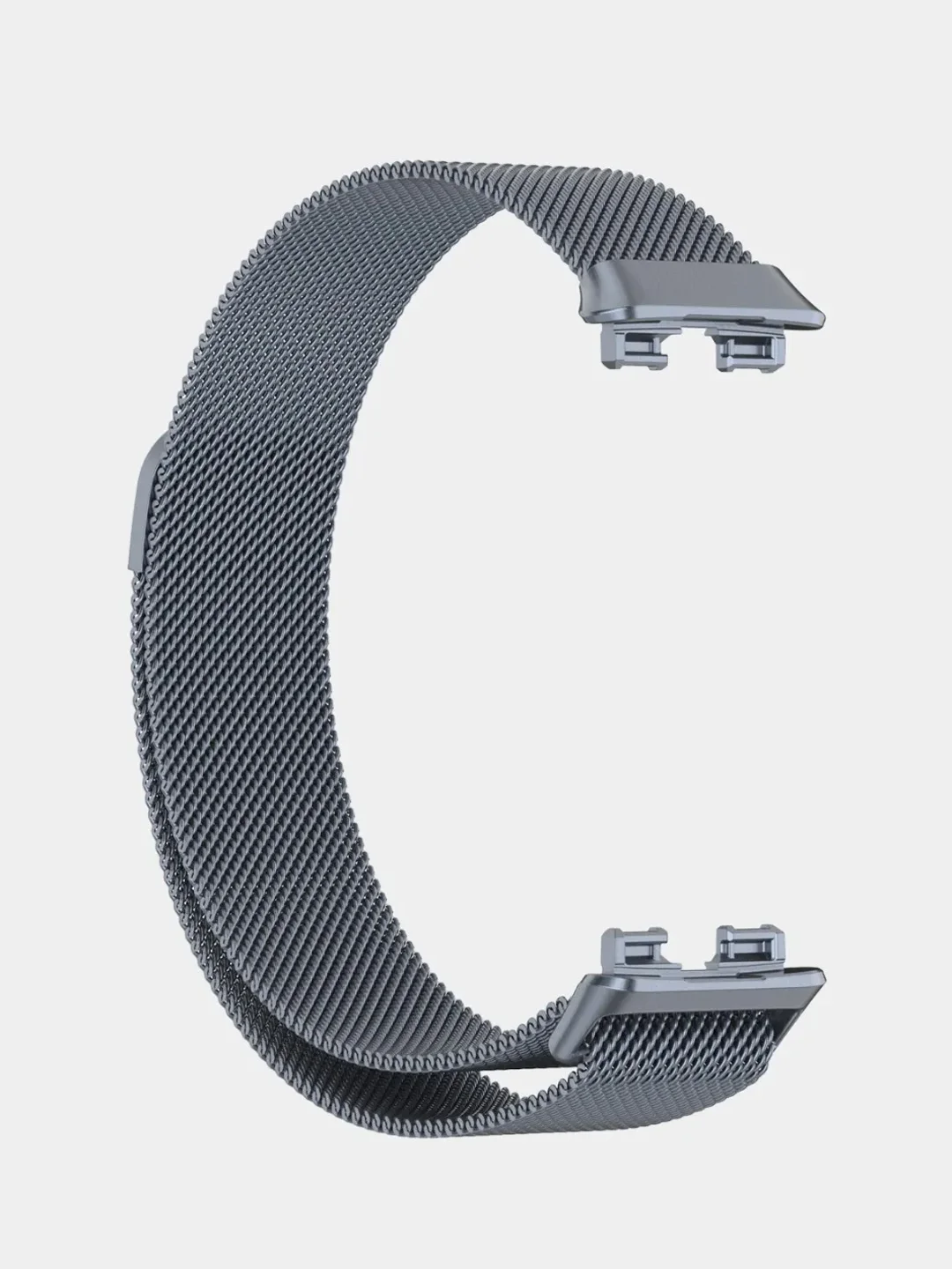 Тёмно-серый металлический ремешок, миланская петля, для Huawei Band 8, Huawei Band 9