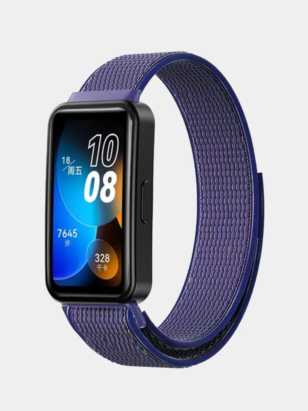 Синий нейлоновый ремешок для Huawei Band 8, Huawei Band 9