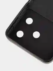 Черный чехол для Tecno Spark 10 10C противоударный КАРТОФАН пластиковый с магнитом-кольцом шторка