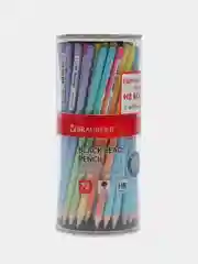 Карандаши простые чернографитные для рисования Hb, Brauberg Soft Pastel, 72 штуки, 880759