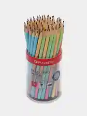 Карандаши простые чернографитные для рисования Hb, Brauberg Soft Pastel, 72 штуки, 880759
