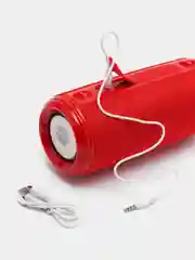 Красный беспроводная портативная колонка Borofone BR13, Bluetooth колонка с подсветкой