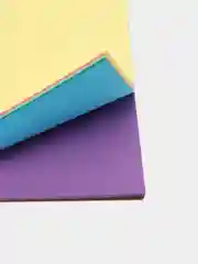 Цветная бумага А4 ТОНИРОВАННАЯ В МАССЕ, 100л. 10цв., склейка, 80г/м2, ЮНЛАНДИЯ, 210х297мм