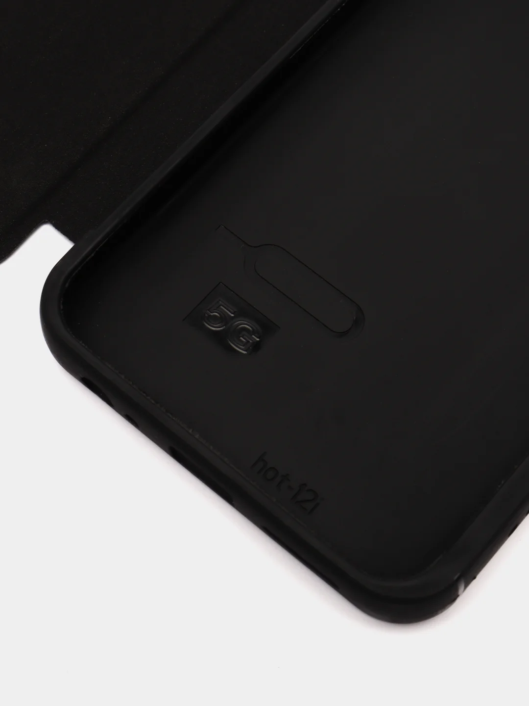 Синий чехол-книжка для Infinix hot 12I