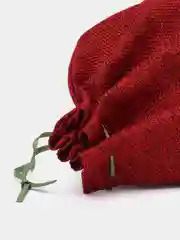 Зеленый новогодний мешок для подарков, льняной, 20x28 см