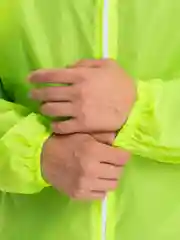 Салатовый дождевик мужской, женский, унисекс, Rainman Zip, желтый неон
