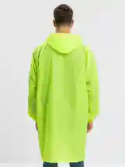 Салатовый дождевик мужской, женский, унисекс, Rainman Zip, желтый неон