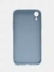 Небесно-голубой чехол силиконовый для iPhone 7 / 8 / 11 / 12 / 13 / 14 / Plus / Pro Max, со стеклянной панелью