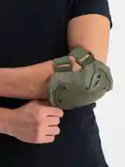 Зелёный хаки тактические наколенники и налокотники X-form, комплект