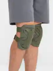 Зелёный хаки тактические наколенники и налокотники X-form, комплект