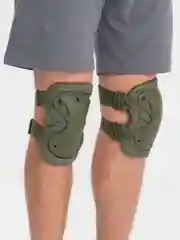 Зелёный хаки тактические наколенники и налокотники X-form, комплект
