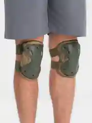 Зелёный хаки тактические наколенники и налокотники X-form, комплект