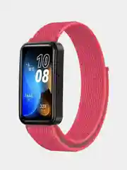 Красный нейлоновый ремешок для Huawei Band 8,  Huawei Band 9