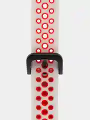 Белый двухцветный ремешок для Huawei Band 8, Huawei Band 9 силиконовый