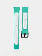 Бирюзовый двухцветный ремешок для Huawei Band 8, Huawei Band 9 силиконовый