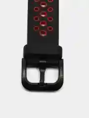 Бордовый двухцветный ремешок для Huawei Band 8, Huawei Band 9 силиконовый