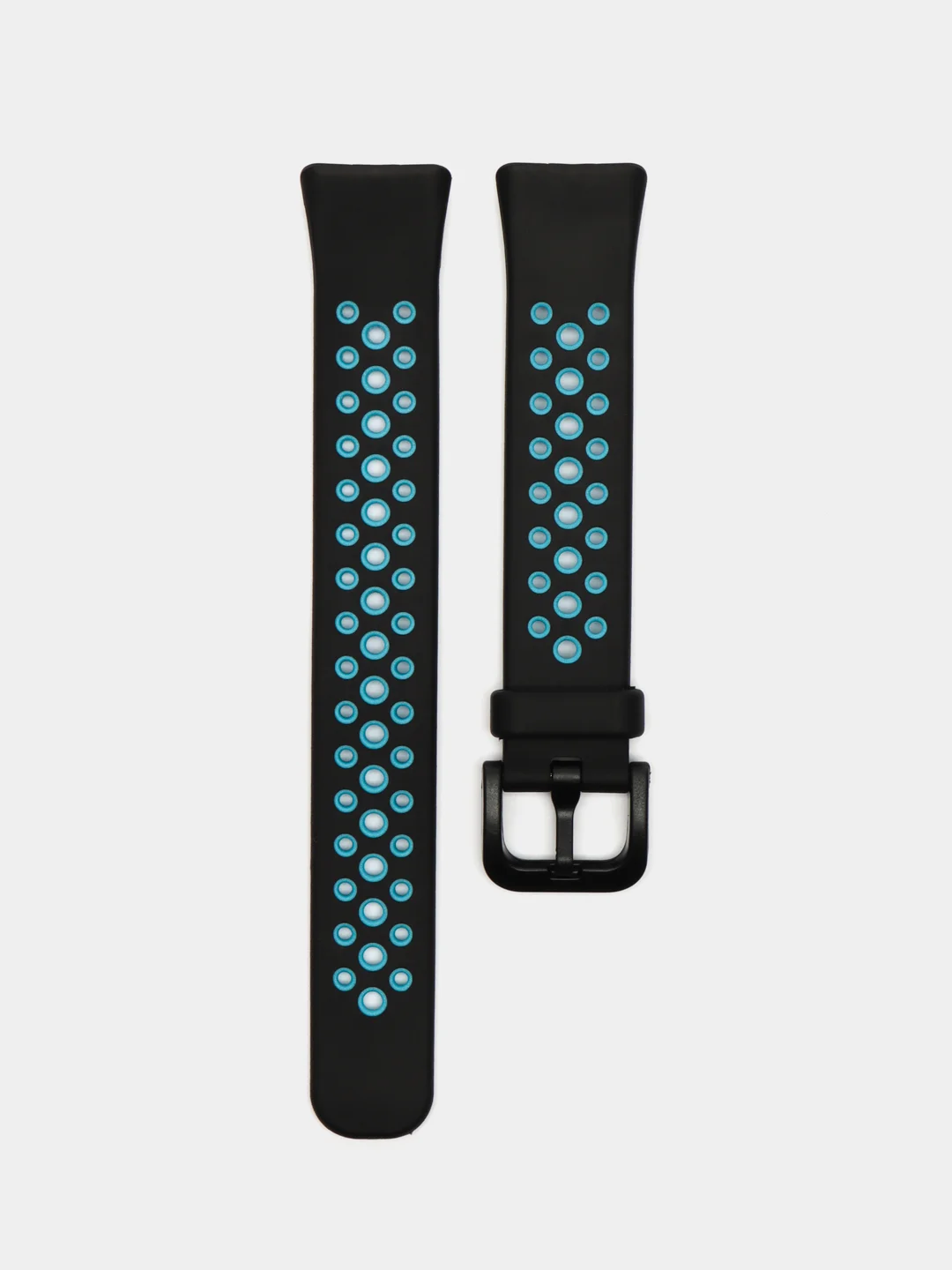 Голубой двухцветный ремешок для Huawei Band 8, Huawei Band 9 силиконовый