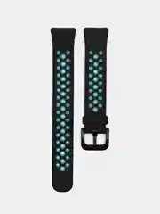 Голубой двухцветный ремешок для Huawei Band 8, Huawei Band 9 силиконовый