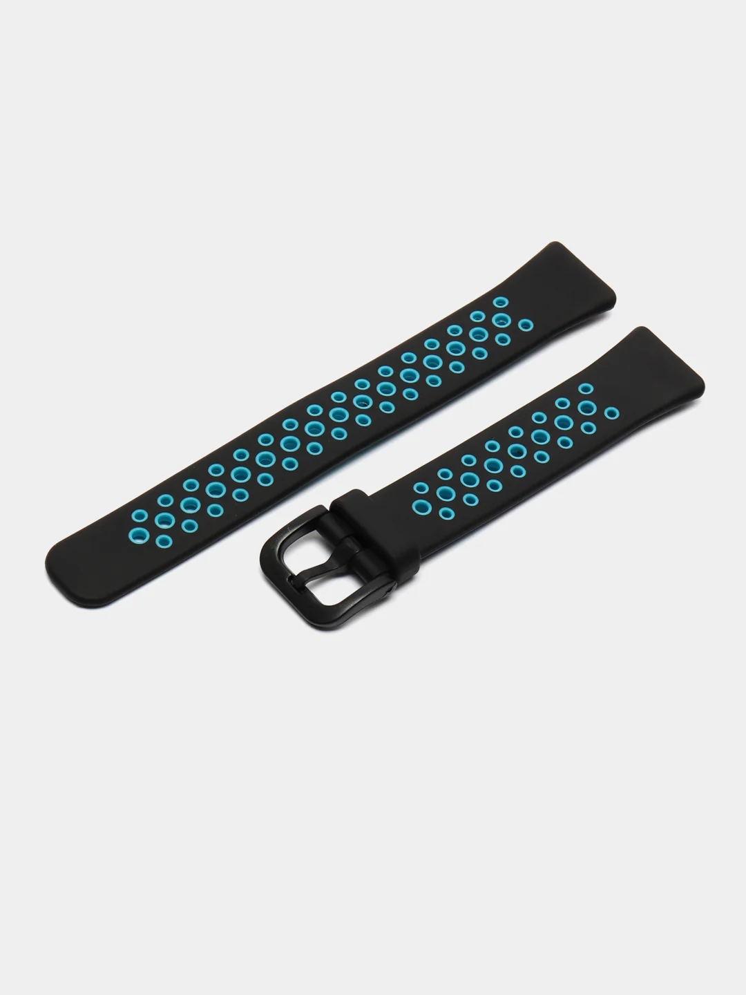 Голубой двухцветный ремешок для Huawei Band 8, Huawei Band 9 силиконовый