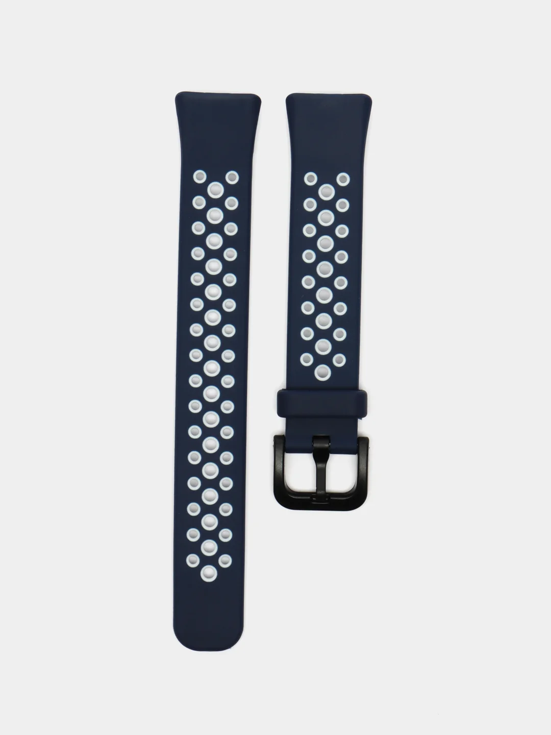 Синий двухцветный ремешок для Huawei Band 8, Huawei Band 9 силиконовый