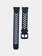 Синий двухцветный ремешок для Huawei Band 8, Huawei Band 9 силиконовый