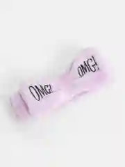 Фиолетовый повязка на голову OMG, для косметических процедур/ повязка косметическая