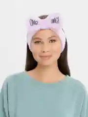 Фиолетовый повязка на голову OMG, для косметических процедур/ повязка косметическая