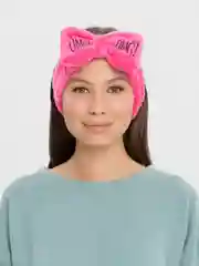 Фуксия повязка на голову OMG, для косметических процедур/ повязка косметическая