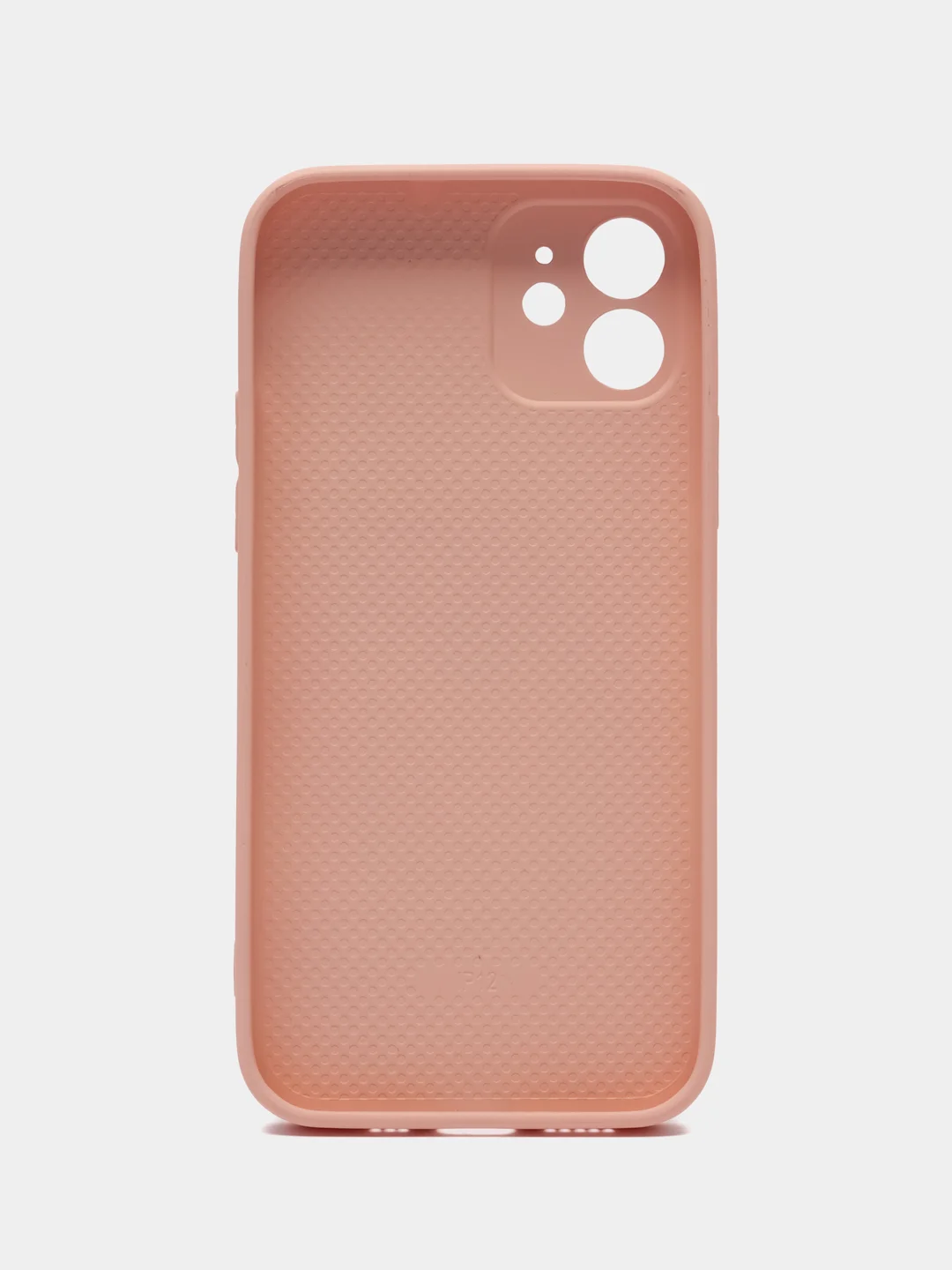 Кремовый чехол силиконовый для iPhone 12, со стеклянной панелью