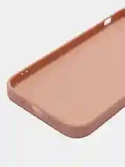 Кремовый чехол силиконовый для iPhone 12, со стеклянной панелью