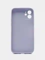 Лавандовый чехол силиконовый для iPhone 12, со стеклянной панелью
