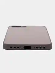 Бежевый меланж чехол силиконовый для iPhone 7 / 8 / 11 / 12 / 13 / 14 / Plus / Pro Max, со стеклянной панелью