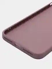 Сиреневый чехол силиконовый для iPhone 7 / 8 / 11 / 12 / 13 / 14 / Plus / Pro Max, со стеклянной панелью