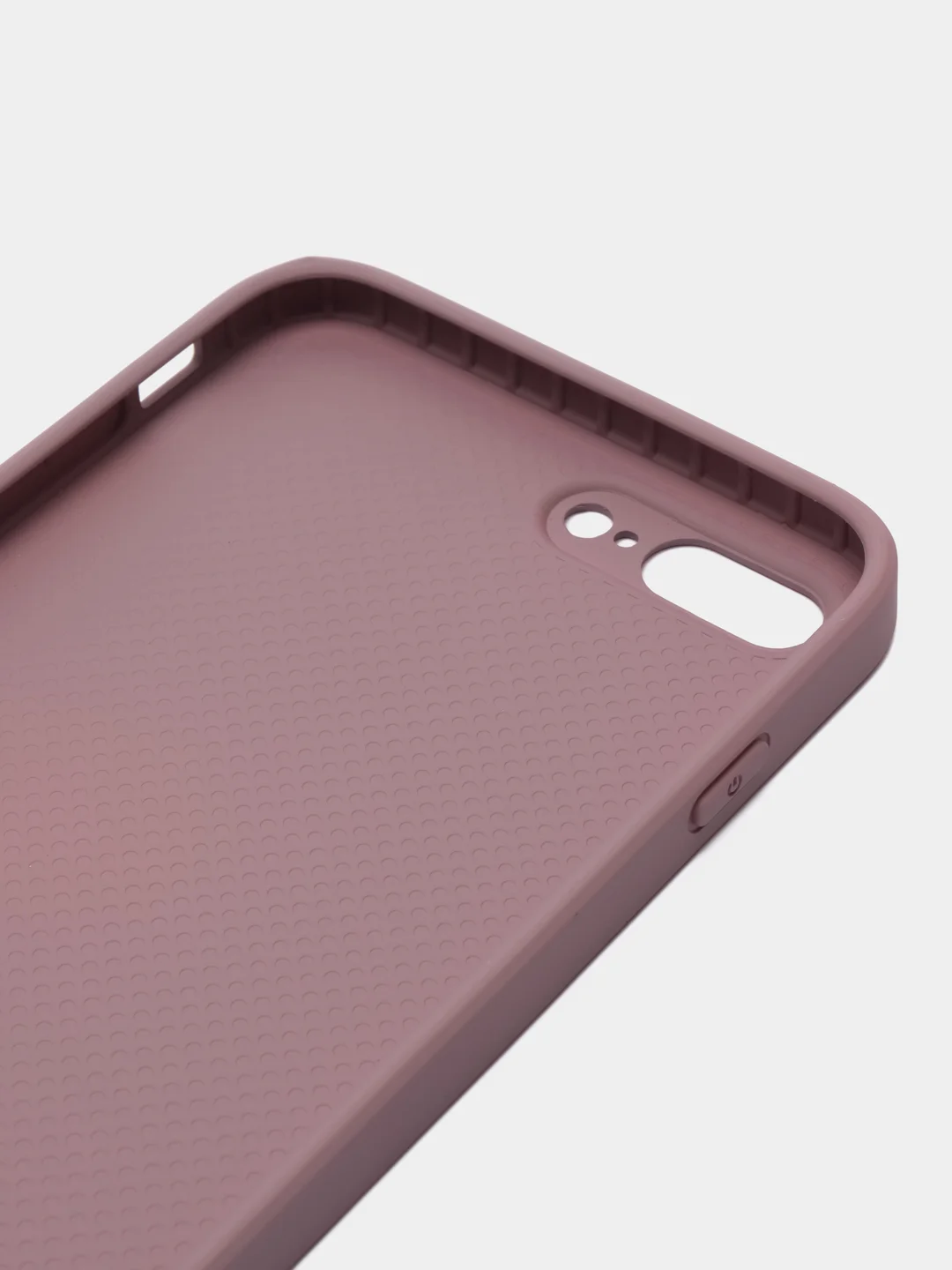 Сиреневый чехол силиконовый для iPhone 7 / 8 / 11 / 12 / 13 / 14 / Plus / Pro Max, со стеклянной панелью