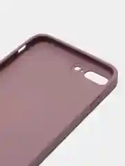 Сиреневый чехол силиконовый для iPhone 7 / 8 / 11 / 12 / 13 / 14 / Plus / Pro Max, со стеклянной панелью