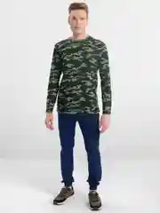 Лонгслив мужской, без начеса, футболка с длинным рукавом, толстовка "Камуфляж", термобельё