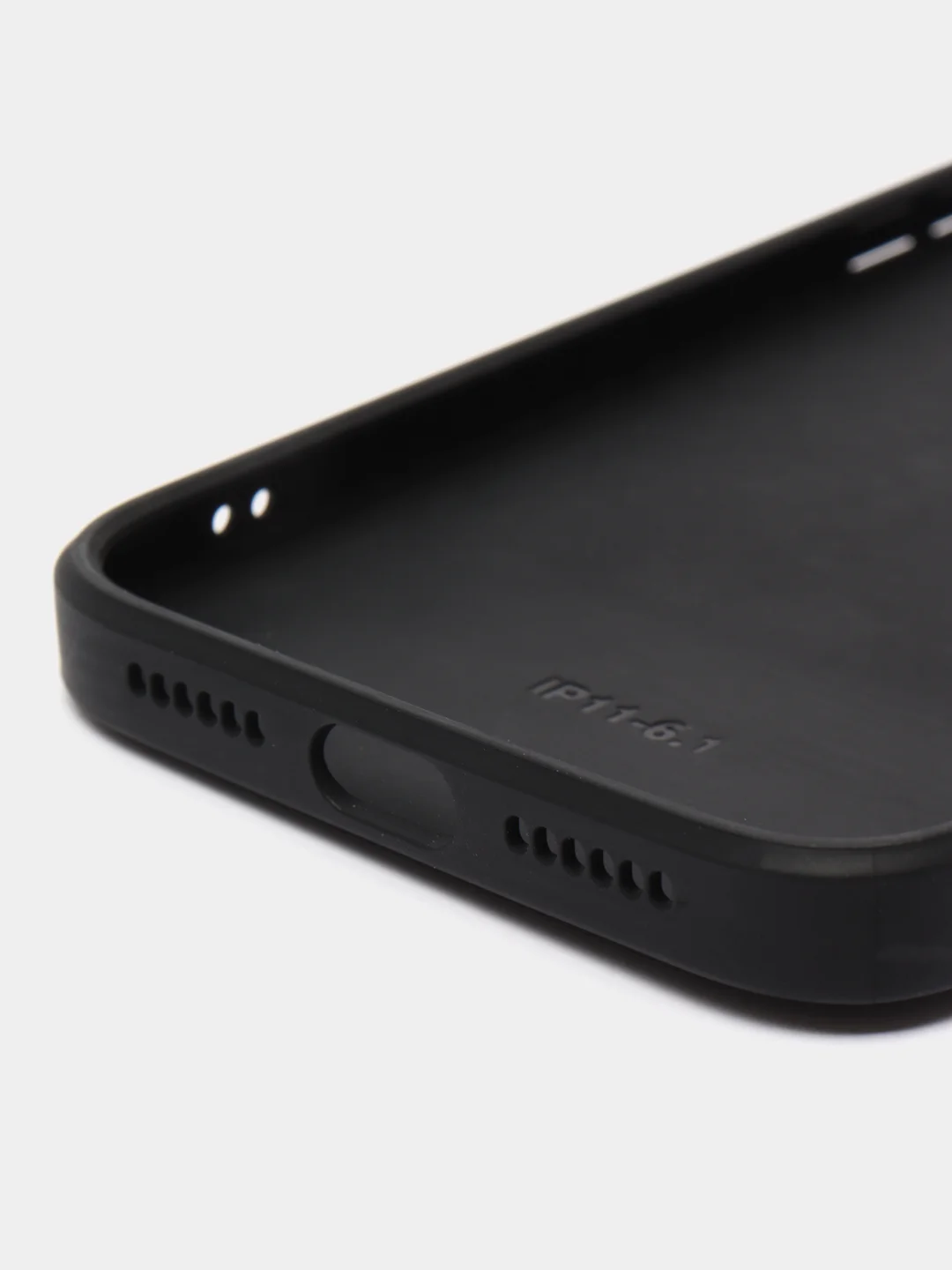 Розовый чехол с принтом на Apple Iphone 11