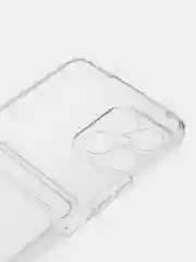 Ударопрочный прозрачный чехол с карманом для карт на Huawei Honor P Smart Z, 9X, X8