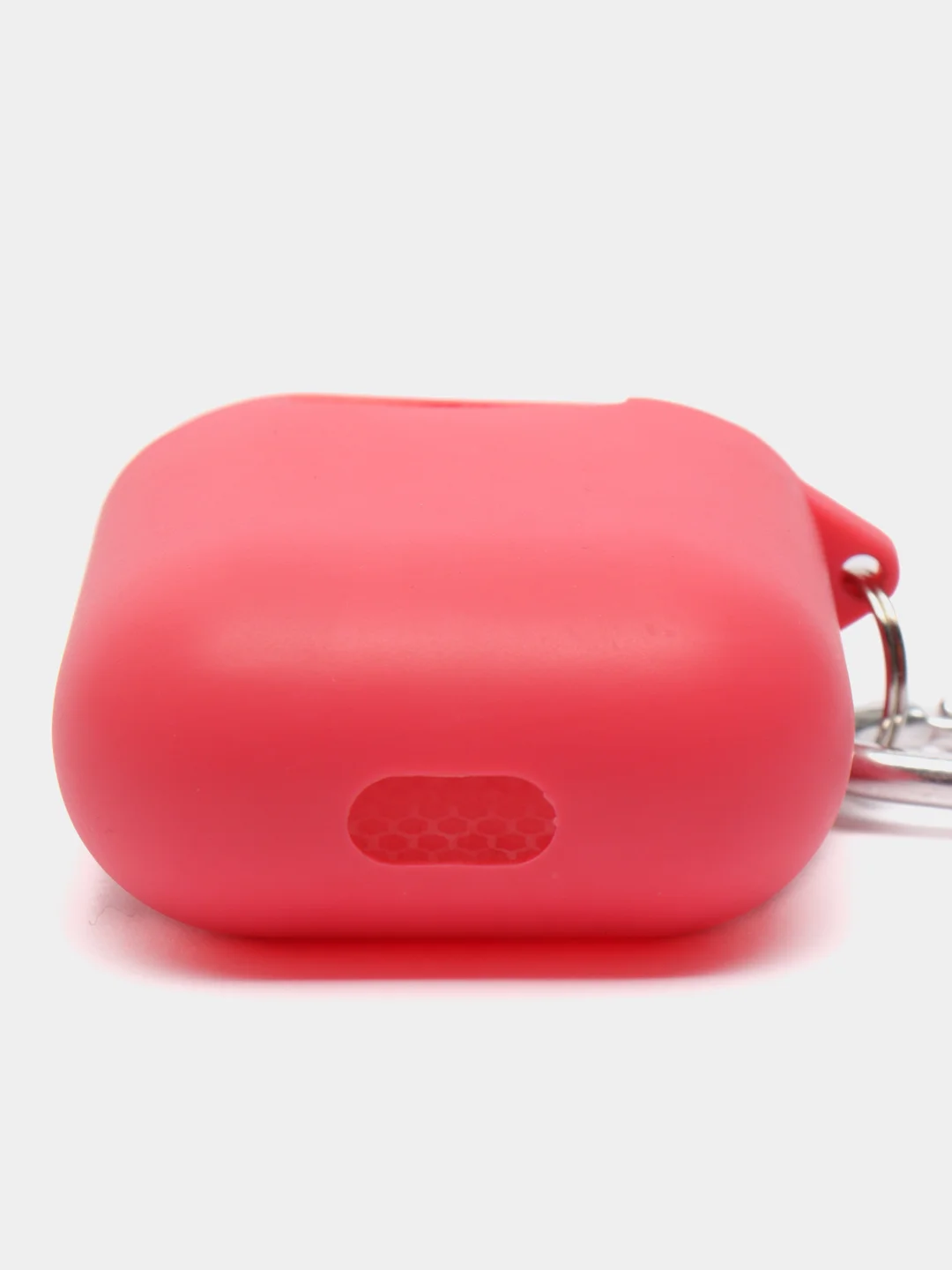 Силиконовый чехол для Airpods с карабином