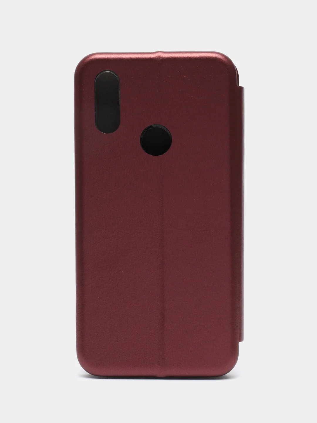 Бордовый чехол-книжка для Xiaomi Redmi 7 / Redmi Y 3 / Redmi Y3 / Сяоми Редми 7 / У 3 / У3, экокожа