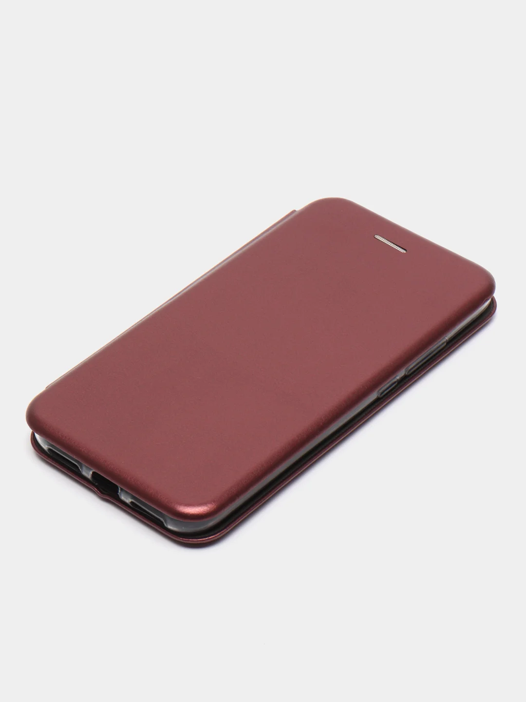 Бордовый чехол-книжка для Xiaomi Redmi 7 / Redmi Y 3 / Redmi Y3 / Сяоми Редми 7 / У 3 / У3, экокожа