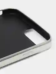 Светло-коричневый чехол с цепочкой iPhone 6 / 7 / 8 / Se 2020 / 6 Plus / 7 Plus / 8 Plus стразы, жемчуг