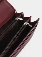 Бордовый женский кошелек, женское портмоне Ivorx