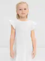 Белый платье из муслина для девочки