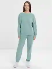Бирюзовый женский спортивный костюм