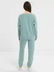 Бирюзовый женский спортивный костюм