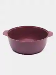 Жаровня Trendy style, 4 л, стеклянная крышка, антипригарное покрытие, цвет фиолетовый